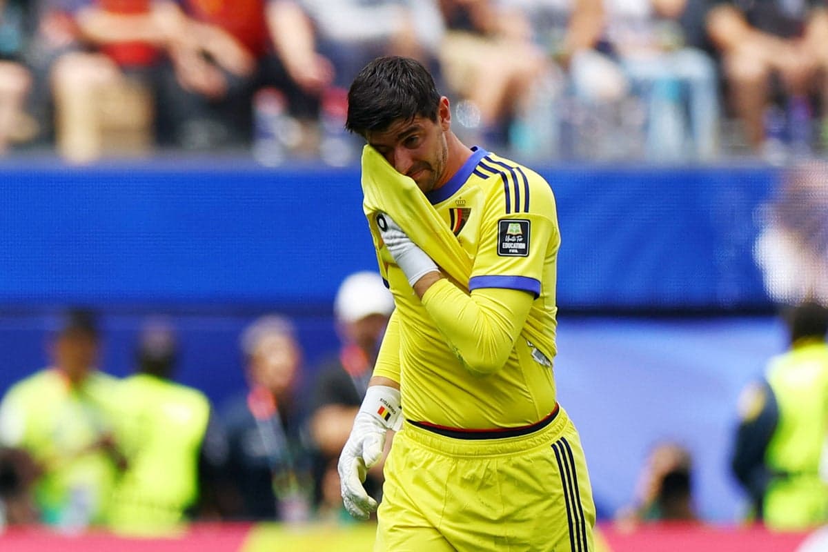 Thibaut Courtois forced off in tears in mammoth World Cup injury blow for Belgium