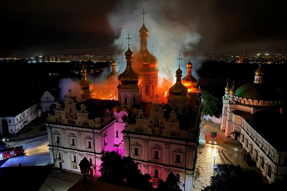 ‘Like bombing Notre-Dame’: The 1,000-year-old Ukraine monastery damaged in Russia’s latest strike 