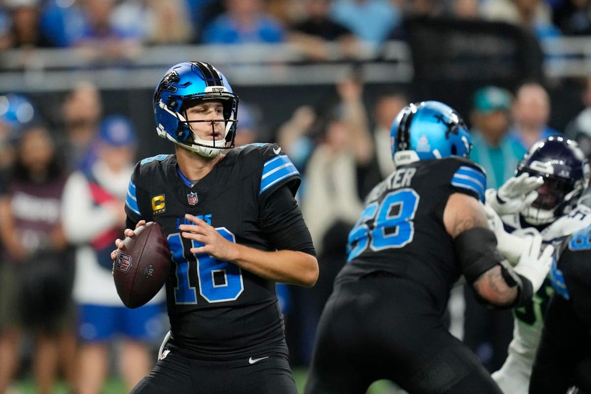 Jared Goff’s perfect night leads the Detroit Lions past the Seattle Seahawks