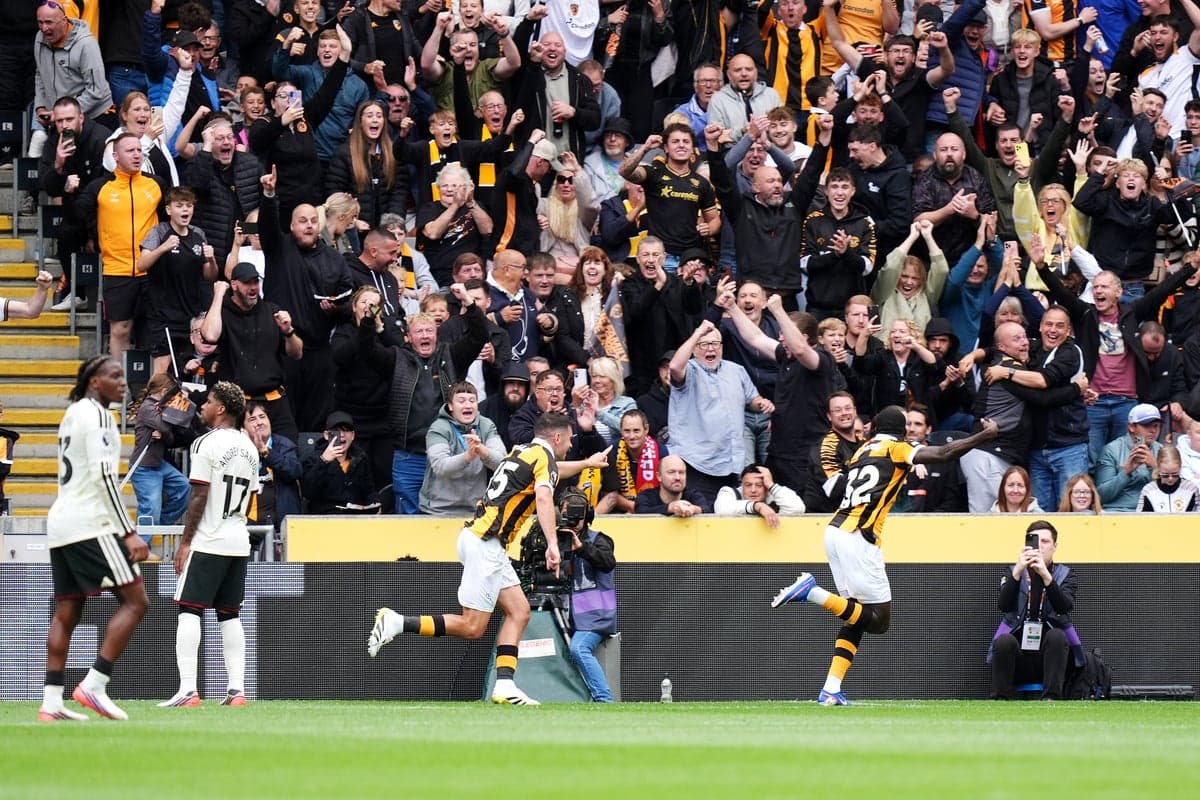 Hull fans send message to Joe Cole after stunning Manchester United on Premier League return