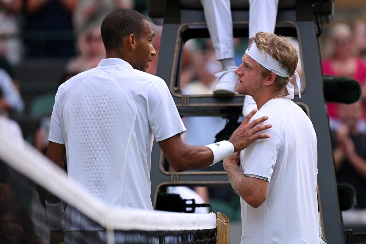 Wimbledon classic ends in bad blood as players argue on match point