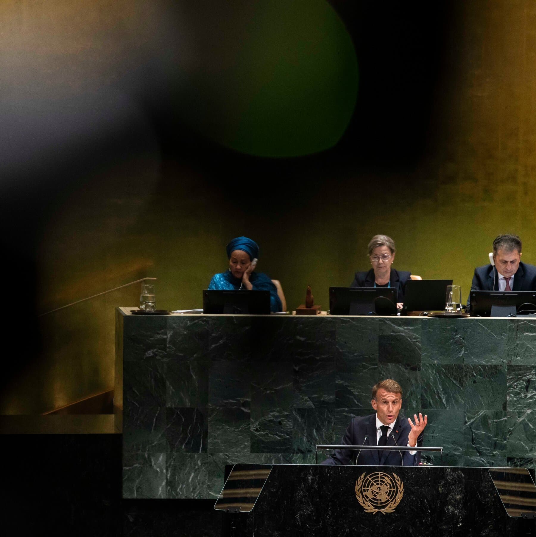 Macron Criticizes Israel and Russia in Final U.N. Speech as France’s President