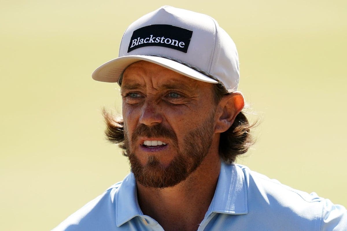 Tommy Fleetwood’s bid for home Open glory falters as Cameron Young sets mark