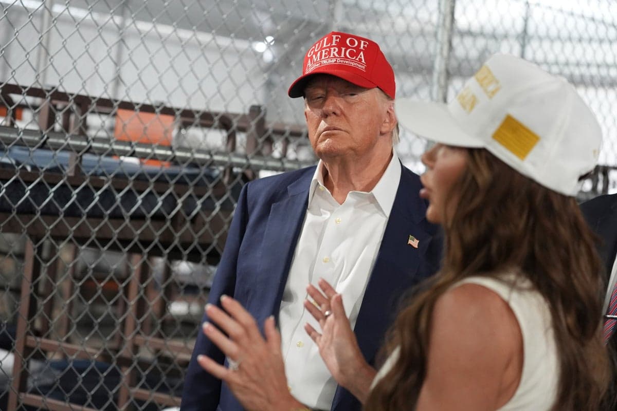 ‘We’ll have to arrest him’: Trump threatens jail for Mamdani in NYC and calls Biden a ‘son of a b****’ in wild ‘Alligator Alcatraz’ visit