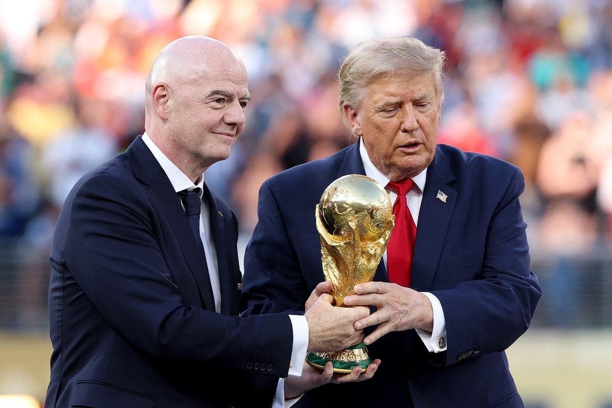 ‘A slippery slope’: Gianni Infantino faces official complaint over Trump interference 