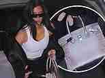 Kim Kardashian wears bandages on her fingers as she carries $70K Hermes bag while out in LA - amid Odell Beckham Jr. romance