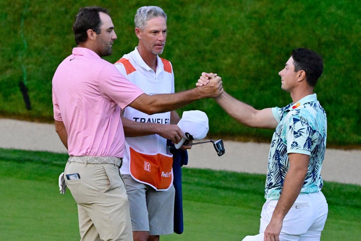 Viktor Hovland beats Scottie Scheffler in dramatic Travelers Championship playoff