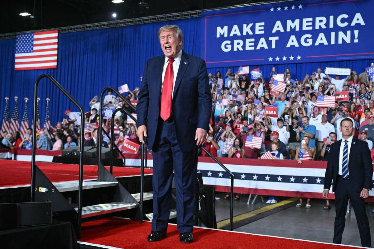 Trump’s midterm convention deemed a ‘s*** show’ with high ticket prices, low attendance and NFL competition