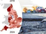How much worse are Britain's roads getting? More routes deteriorating into a poor condition as Labour increases funds to fix potholes