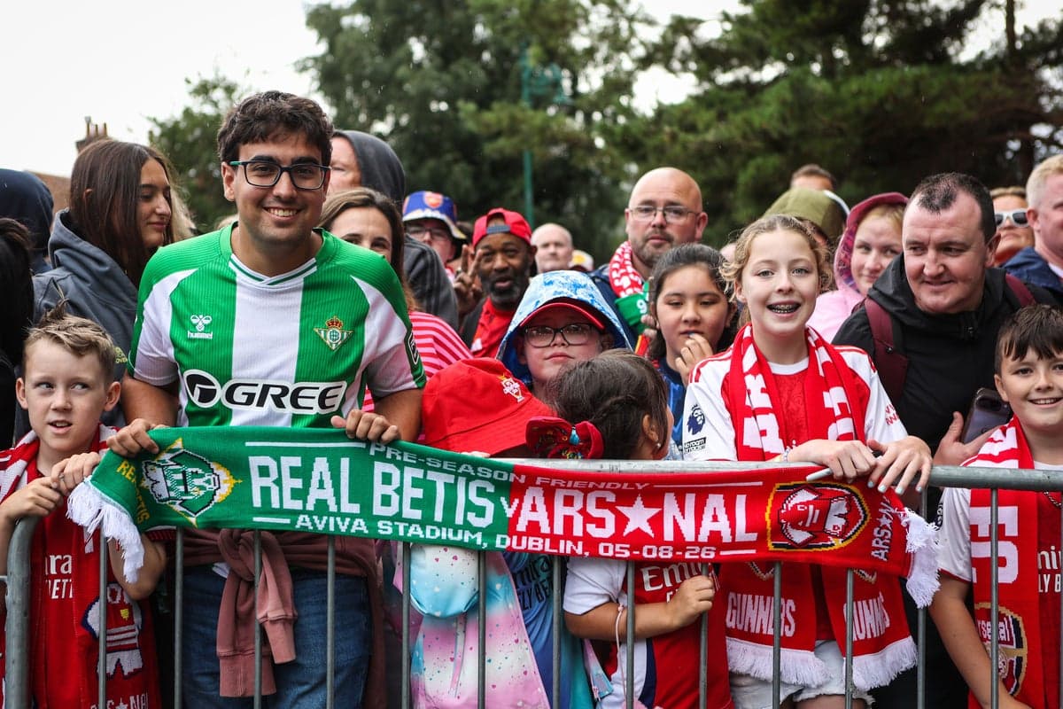 Arsenal v Real Betis LIVE: Gunners play friendly in Dublin after kick-off delayed