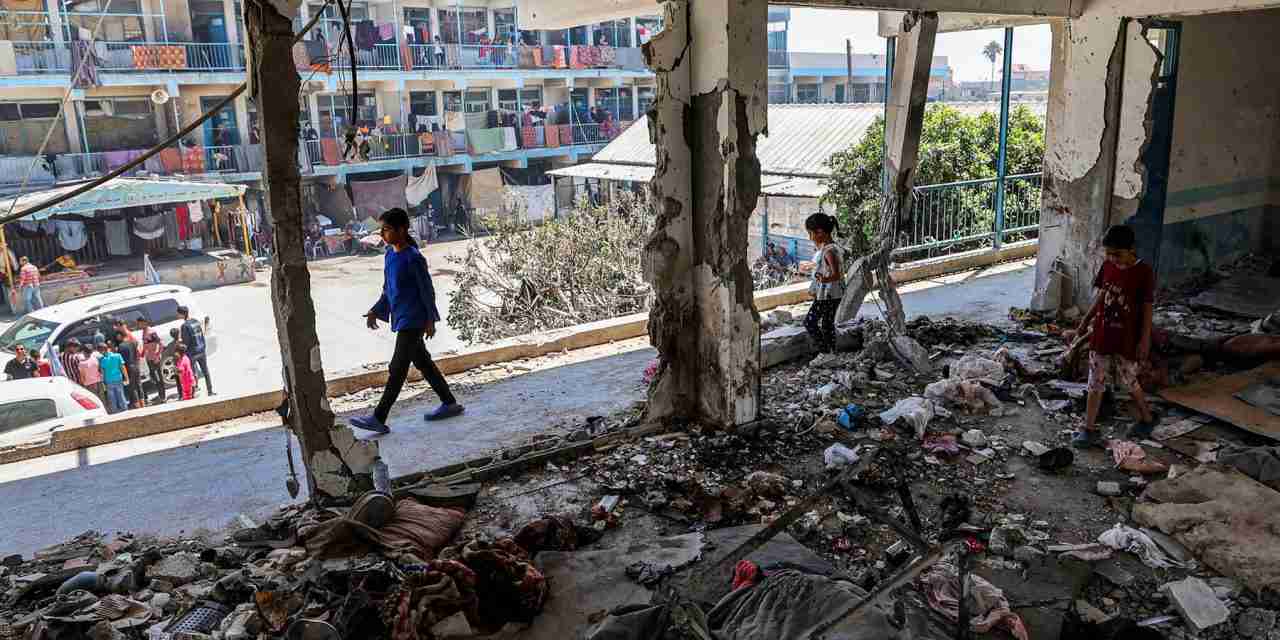 Israel Strikes Another School Building as It Pushes On in Gaza