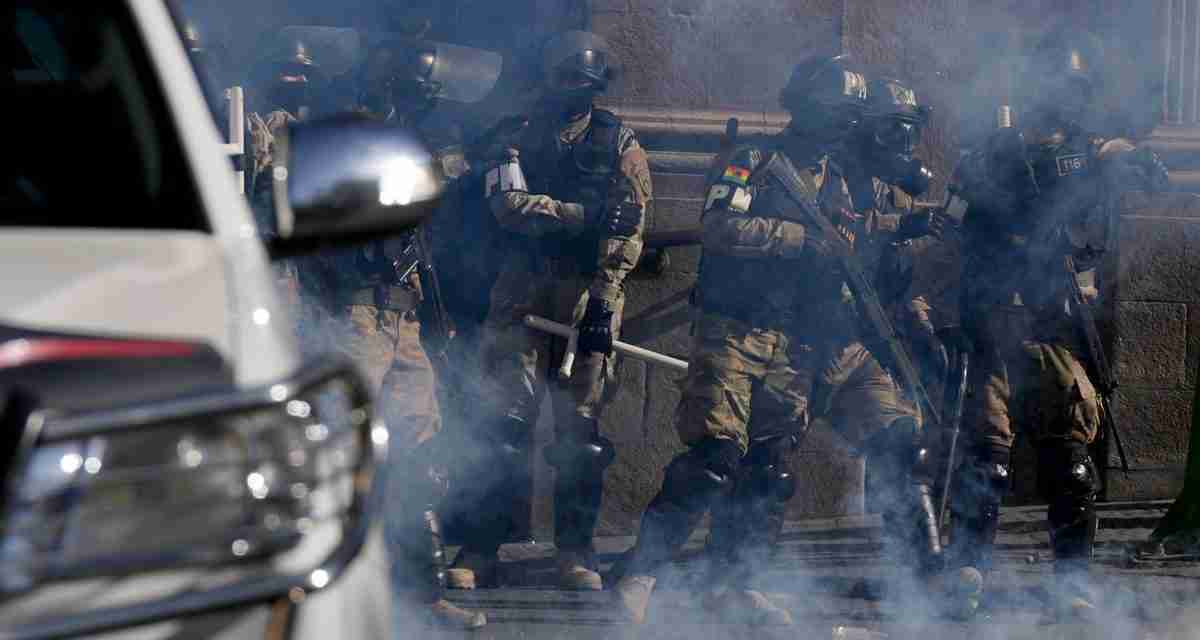 Bolivia army chief arrested in coup attempt as president urges people to take to the streets – live