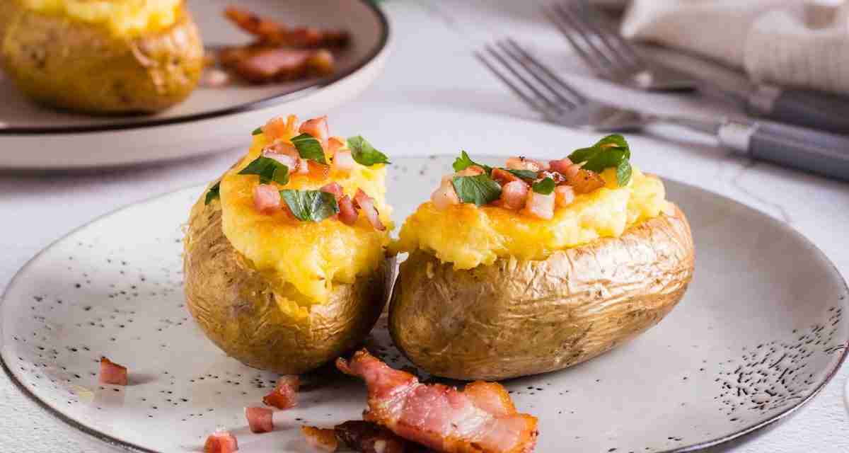Delicious air fryer stuffed potatoes recipe