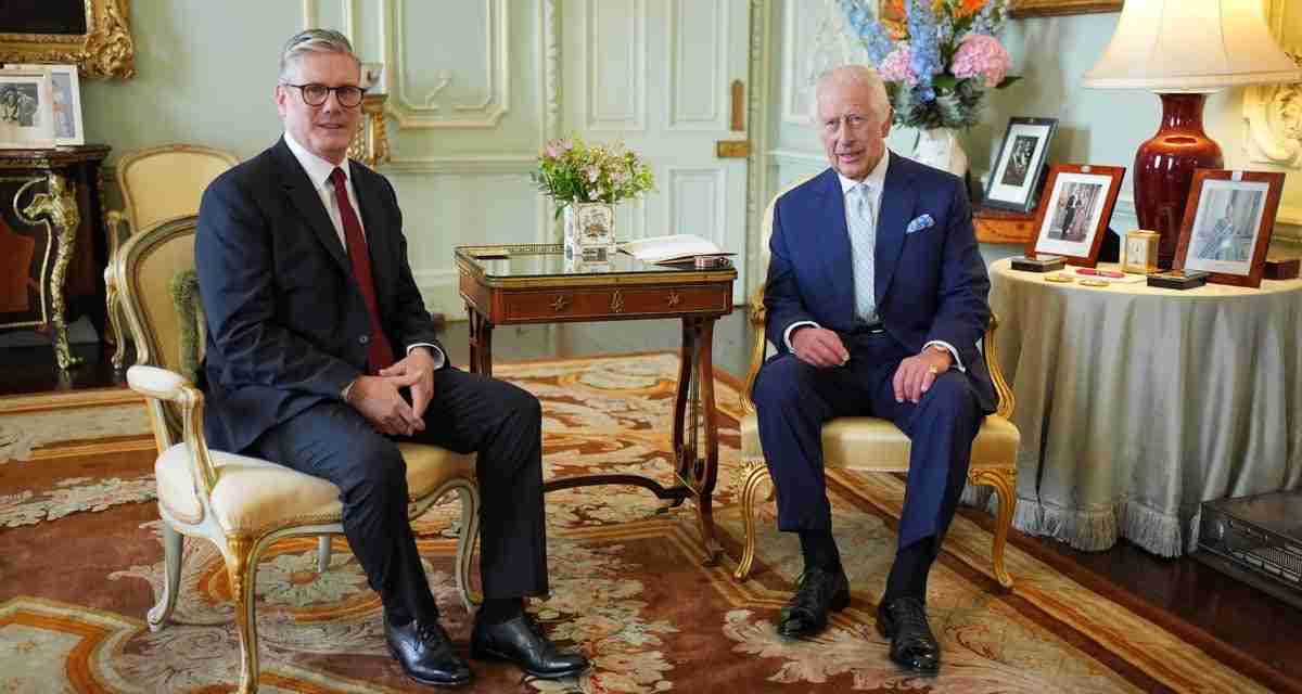 King tells Starmer ‘you must be exhausted’ in first private audience