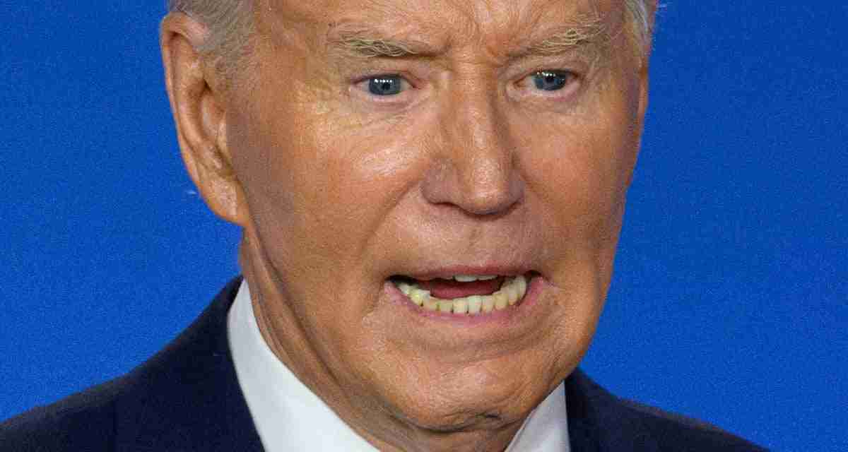 Biden calls Harris ‘Trump’ at key press conference and Zelensky ‘Putin’ as pressure grows to stand aside: Live