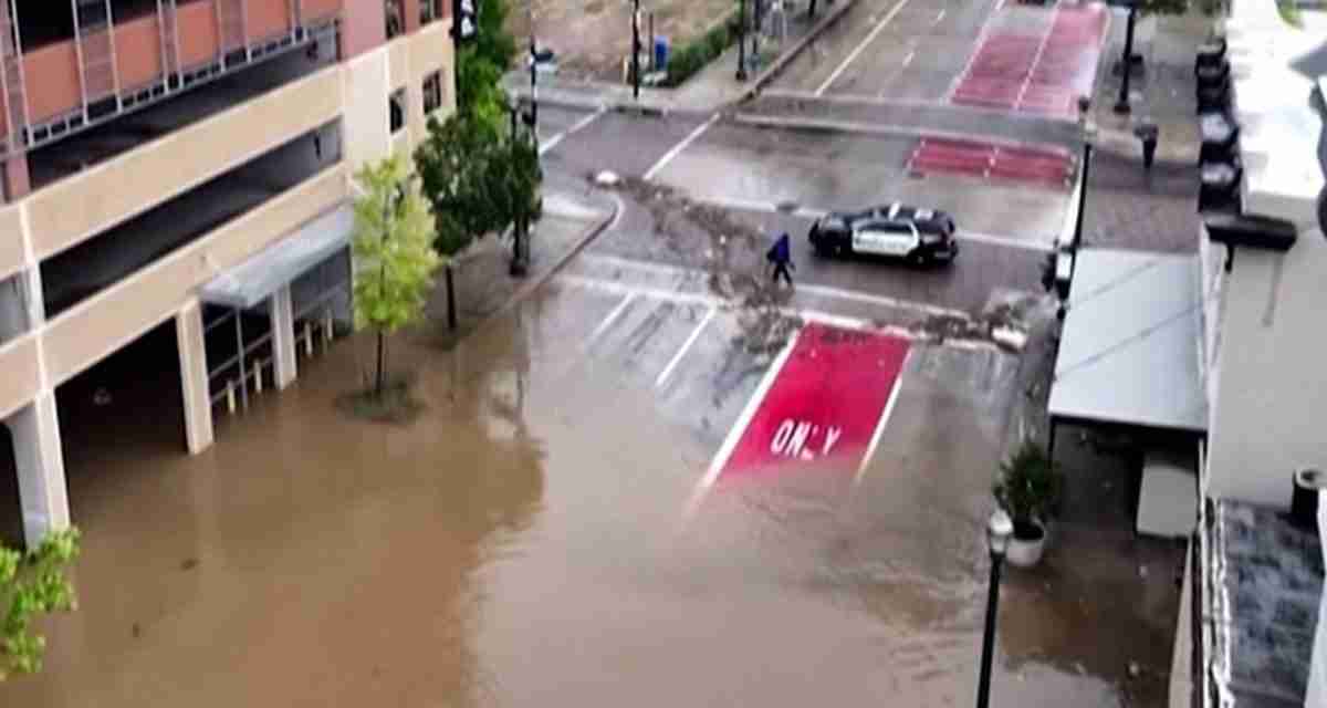 Houston roads submerged by floodwater after Hurricane Beryl passes through Texas