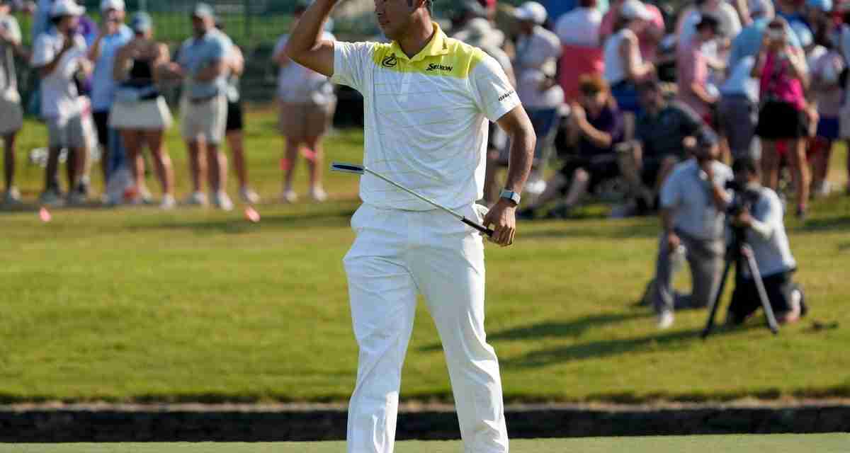 Hideki Matsuyama stages late comeback to win FedEx St Jude Championship