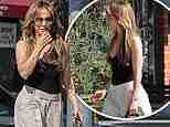 Jennifer Lopez finally removes her ring as she tours $68million LA mansion amid claims she and Ben Affleck are no longer on speaking terms as divorce filing looms