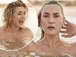Kate Winslet reveals she ‘refused to cover up her belly rolls’ after a crew member told her to during filming – as she poses topless for Harper’s Bazaar