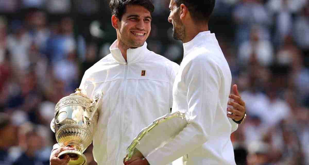 When will Novak Djokovic play Carlos Alcaraz in the Olympics final?
