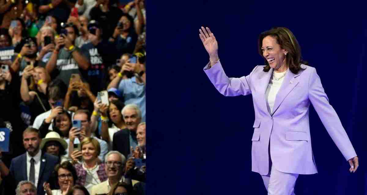 Harris v Trump live: Donald Trump allegedly called Kamala Harris a ‘b****’ as she surges in polls