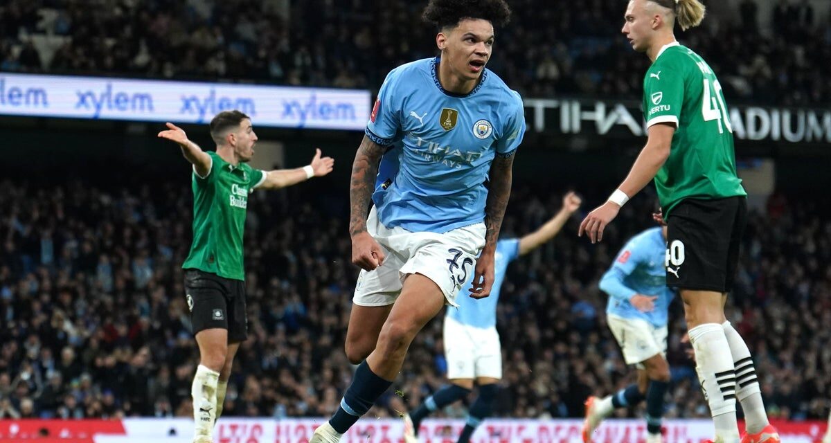 Pep Guardiola hails ‘big presence’ of Man City FA Cup saviour Nico O’Reilly