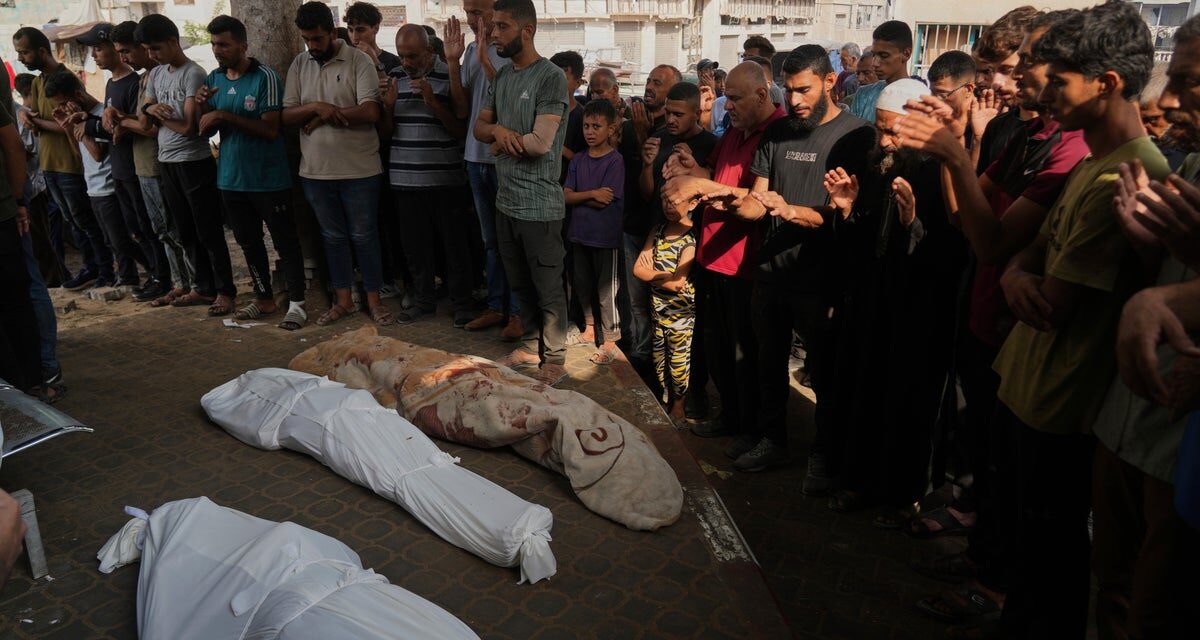 At least 57 people killed in Gaza in Israeli airstrikes overnight, officials say