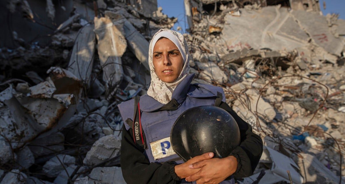 Journalist’s final images show the Gaza hospital stairwell where she was killed by an Israeli strike