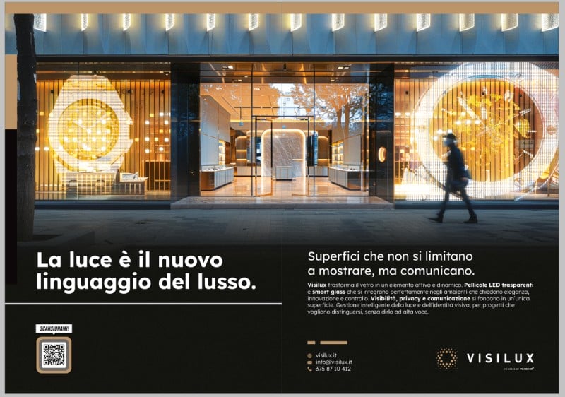 Visilux, the light revolution of smart films arrives in Italy