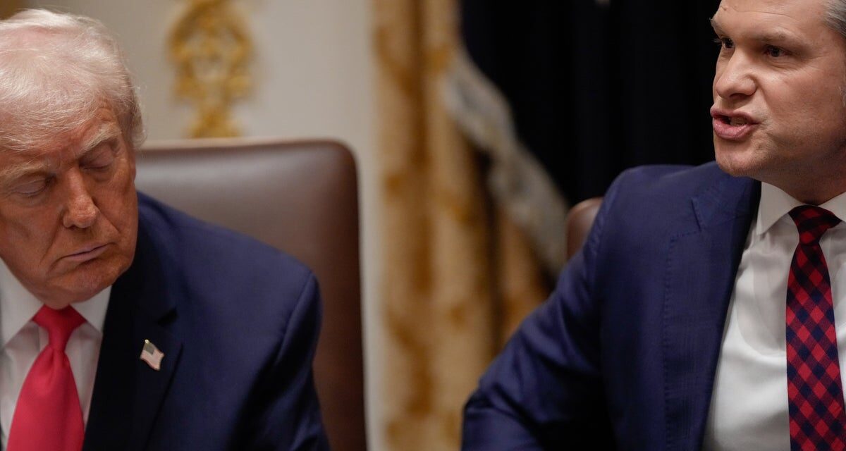 Trump no longer pushing back when White House insiders say Hegseth is not up for the job as he tires of  controversies: report