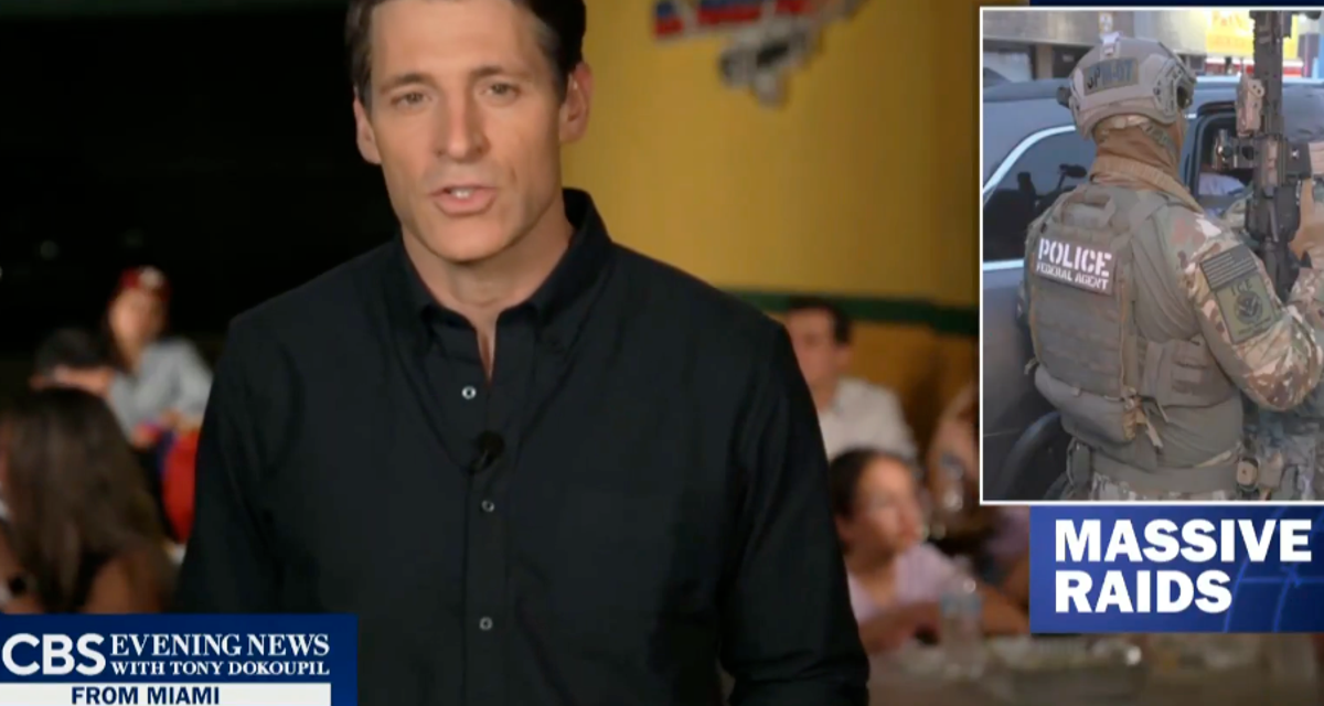 CBS Evening News joins Kristi Noem on an ICE raid after Bari Weiss’ 60 Minutes controversy