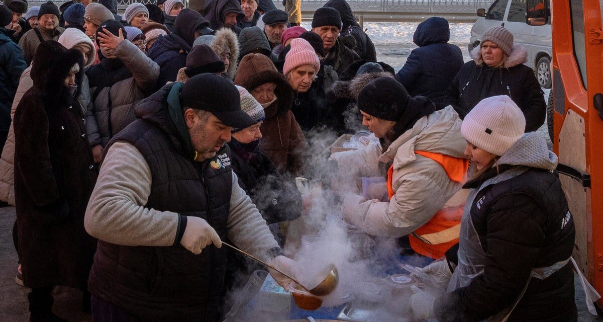 Freezing on the front line: The Ukrainians struggling to survive in -26C cold with scarce food and no power