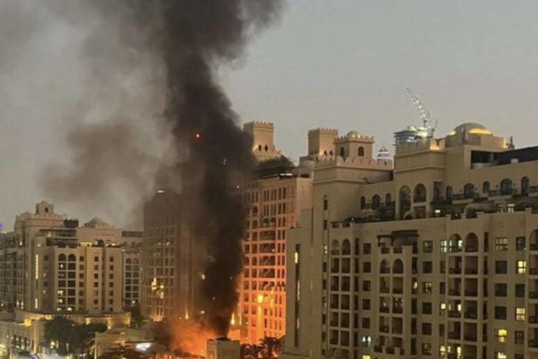 Iranian Missiles and Drones Hit Dubai Landmarks, Damaging Hotels, Airport and Port