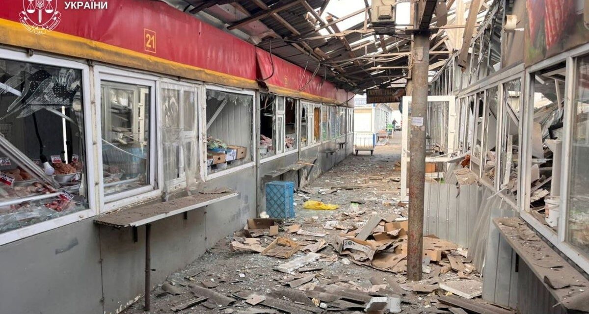 Ukraine-Russia war latest: Moscow launches drone attack on market that kills five